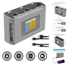 LCD Two-Way Charger Hub for DJI Mini 4K/2/2 SE - Charge 3 Batteries Efficiently