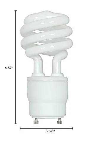2700K Soft White Gu24 Light Bulb Energy Star Rated 18W Compact Fluorescent - Image 3 of 3