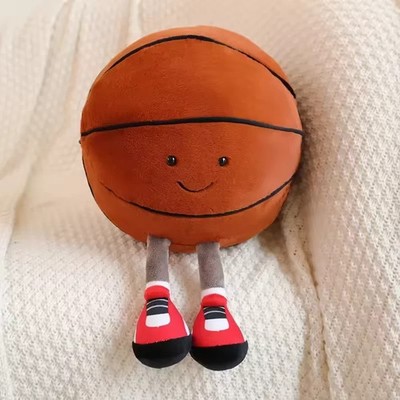 Fun Sports Basketball Plush Doll Toy Ball Doll Soothing Gift