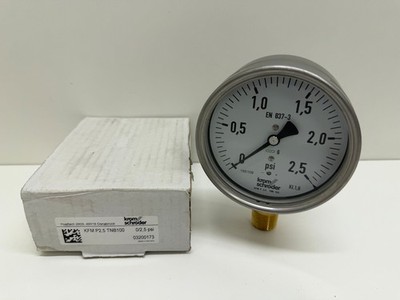 NEW IN BOX! KROMSCHRODER 0-2.5PSI PRESSURE GAUGE KFM P2,5TNB100