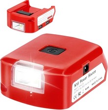 Battery Adapter for Milwaukee 18v Battery Dual USB Charger Adapter Power Source