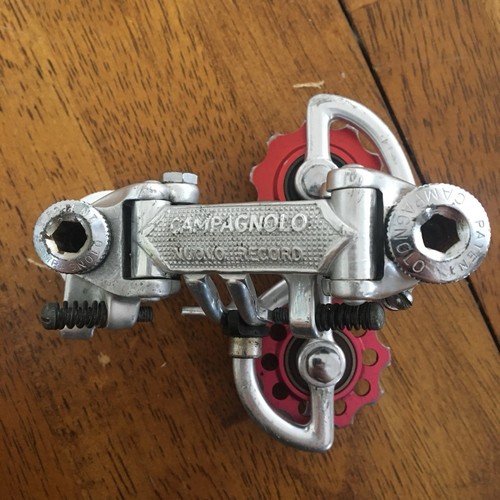 Campagnolo Nuovo Record – Patte De Dérailleur Arrière, Acier, Vintage 60s-80s