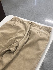 VTG 90s Polo Ralph Lauren Tan Mens 35x31.5 Wide Wale Cords Corduroy Pants EUC