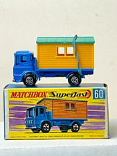Matchbox Superfast No. 60 Office Site Hut Truck with Original Box, Nice