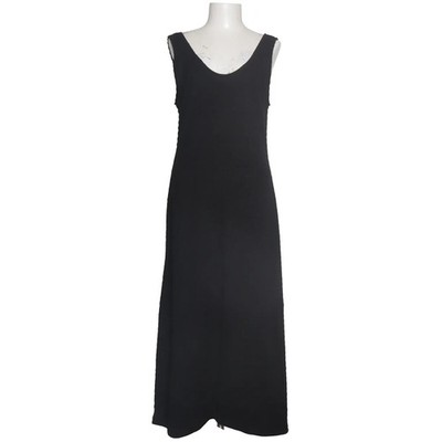 H&M, Maxikleid, Größe: L, Schwarz, Elasthan/Polyester, Einfarbig, Damen #PYY