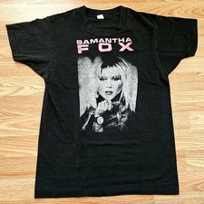 Samantha Fox singer black color Unisex Shirt All Size AC998