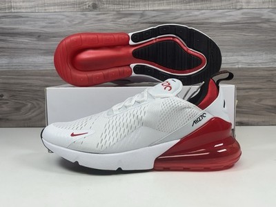 *Men's Nike Air Max 270 ''White Black Red'' | size 12 | AH8050 100 No Lid