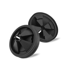 Garbage Disposal Splash Guard, 2 Pack Upgraded EPDM Rubber Drain Insert for I...