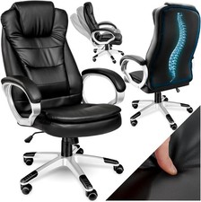 Chaise Fauteuil Siège de Bureau Ergonomique Réglage Flexible Confortable