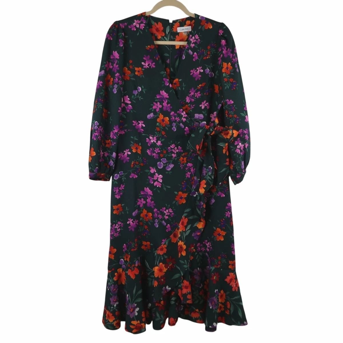 calvin klein floral dress long sleeve Amazon.com: Calvin Klein Women's 3/4 Sleeve Floral Chiffon Maxi, Indigo  Multi, 2 : Clothing, Shoes & Jewelry