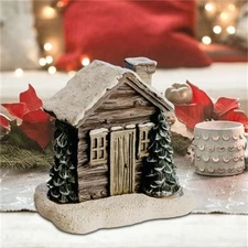 Christmas Cabin Incense Burner Log Cabin Incense Burner Collection Small Xmas