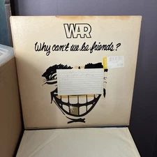 WAR Why Can't We Be Friends? Vinyl LP Record 1975 Far Out UA-LA441-H Tested Worn