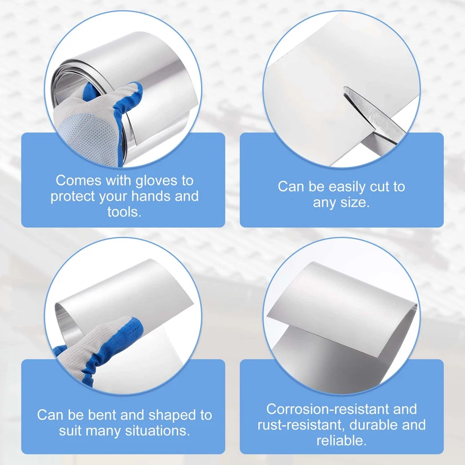 Rollo intermitente de aluminio 1060, paneles de techo de aluminio de 118" X8" X0,024" Foto 4 de 4