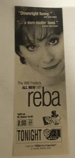 Reba WB Tv Series Print Ad Reba McEntire Christopher Rich  Tpa5