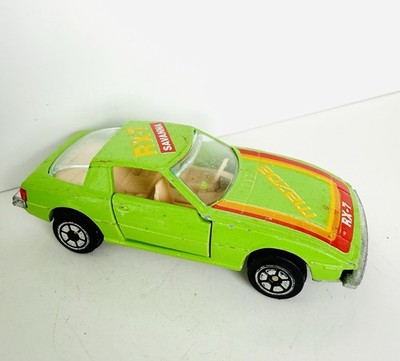 Vintage 1980 Yatming Mazda RX7 Green No 1069 Hong Kong Diecast Rotary Powered