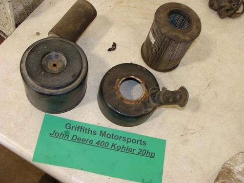 JOHN DEERE 400 20hp Kohler KQ532 OEM lawn tractor air cleaner intake housing fil