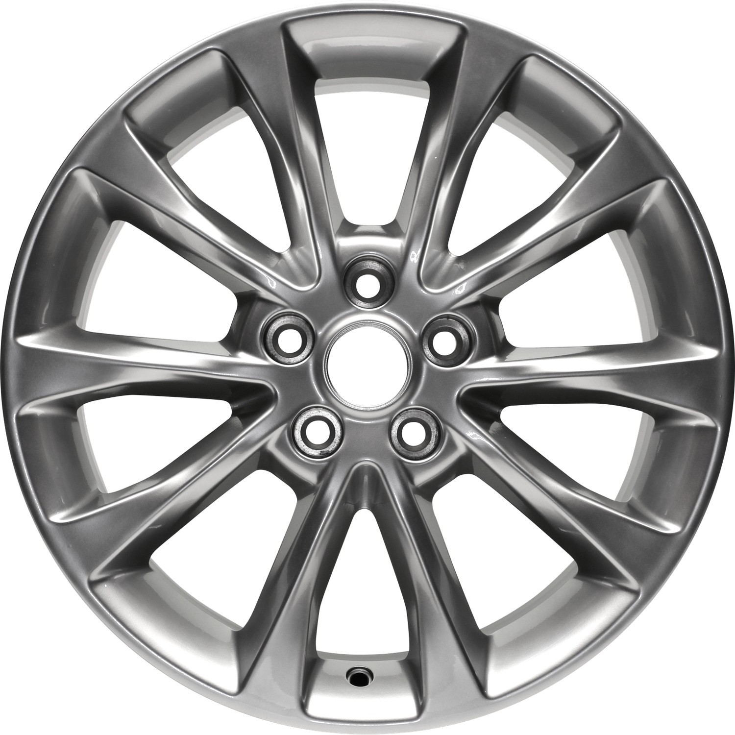 Reconditioned 17x7.5 Painted Medium Metallic Silver Wheel fits 560-10119