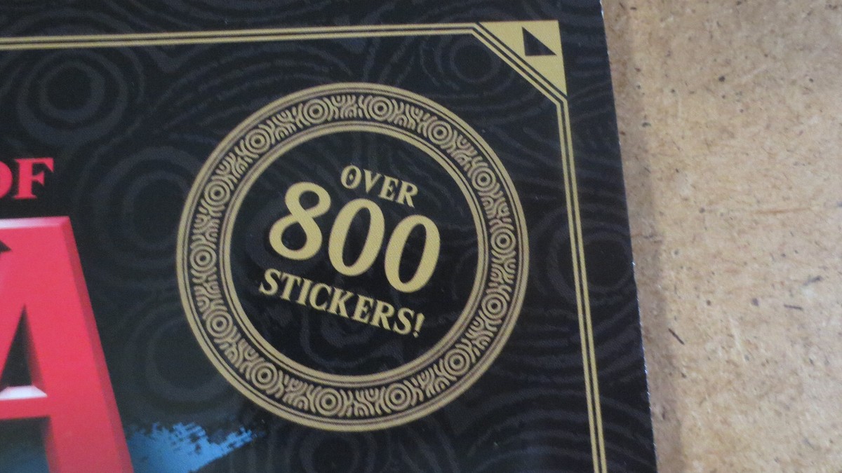 The Legend of Zelda Official Sticker Art Book Nintendo - Over 800