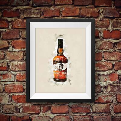 Buffalo Trace Kentucky Straight Bourbon Whiskey - Original Wall Art Decor 