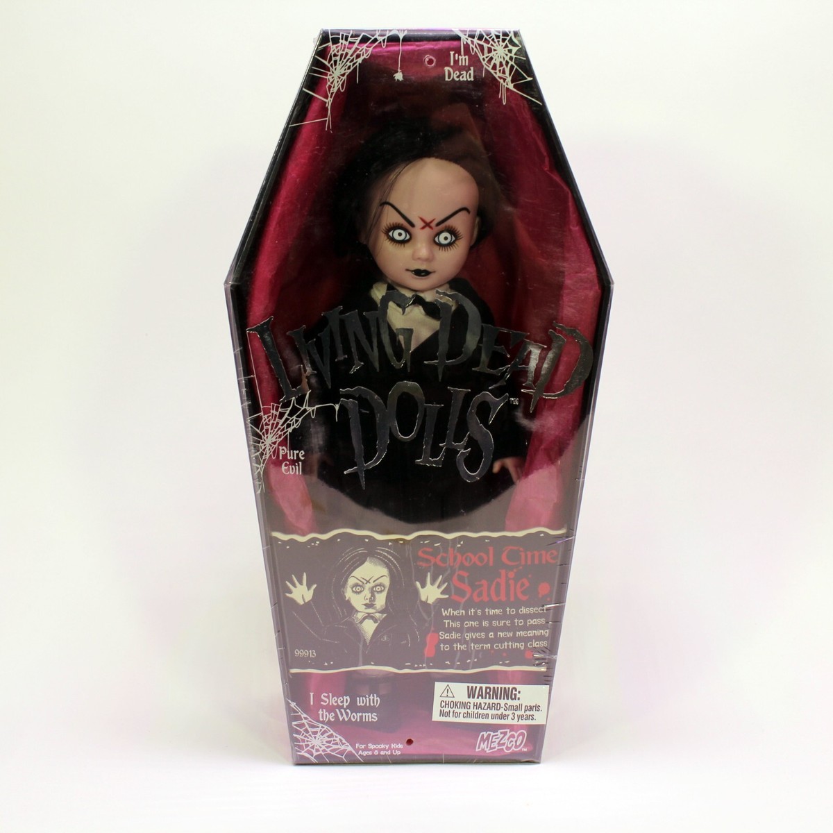 未開封 Living dead dolls School Time Sadie Living Dead Doll by Mezco Toyz - School Time Sadie - Series