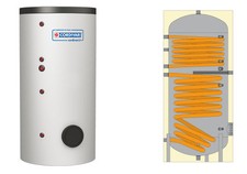 CORDIVARI BOLLY 2 ST FB BOLLITORE PUFFER CON 2 SCAMBIATORI FISSI ACQUA CALDA