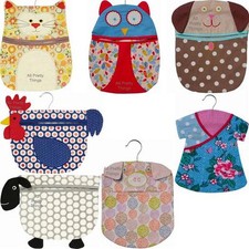 Cotton PEG BAG Cat Dog Owl Sheep Chicken ULSTER WEAVERS Laundry Storage Hanger
