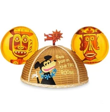 D23 Expo 2019 Shag Mickey Mouse Ear Hat Enchanted Tiki Room ETR Retired