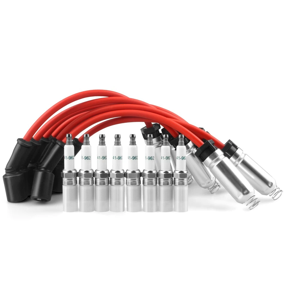 Genuine 8PCS Wires 48322 Spark Plugs 41962 For Chevy Silverado GMC 4.8/5.3/6.0L - Image 3 of 4