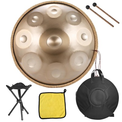 Handpan Drum In D Minor 9/10/12 Notes 22 Inche Steel Drum Percussion Instrument