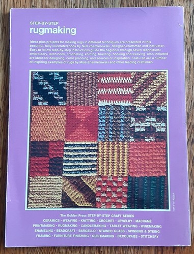 Step-by-Step Craft Series- Rugmaking, Step by Step by Nell Znamierowski Skills - Picture 2 of 5