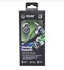 stereo deep bass clear sound gaming ergonomic earbuds with boom mic fb M25