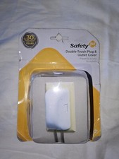 Safery First Double Touch Plug And Outlet Cover for Baby Proofing 2 Pk