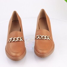 Naturalizer Block High in) Heel Height Leather Upper Heels