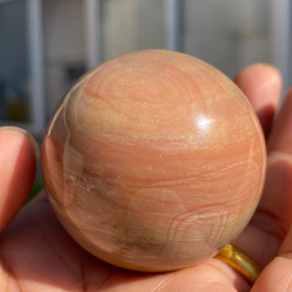 163g Natural Warm Orange Ocean Landscape Jasper Natural Sea