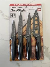 Granitestone NutriBlade Knife Set Easy Grip Nonstick High-Grade Stainless NEW!!!