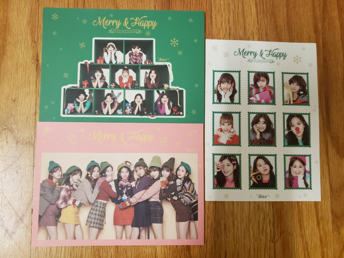 TWICE サイン Merry&happy TWICE サイン Merry&happy TWICE [Merry & Happy] All member