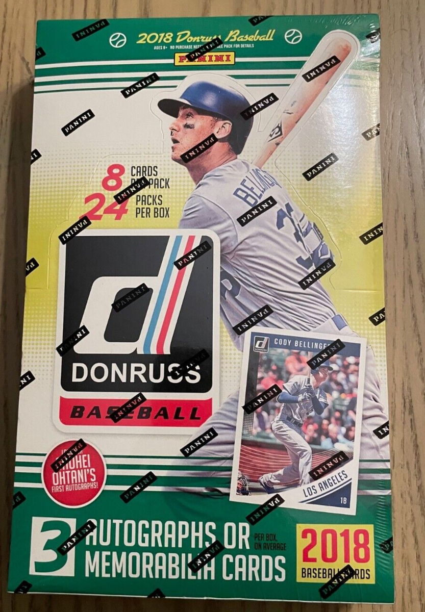 野球カード　2018 BASEBALL CARDS Panini donruss 2018 Donruss Baseball Sealed Hobby Box | eBay