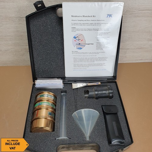 Winoa Metabrasive Endecotts Blastcheck Kit 300,425 and 600 micron -S41