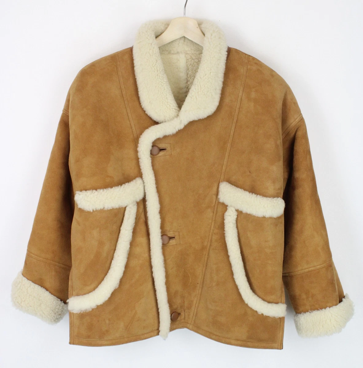 Shearling coat shop sandro