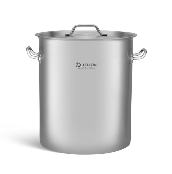 Edenberg Sehr GroßEr Kochtopf Aus Edelstahl 36.7L-image
