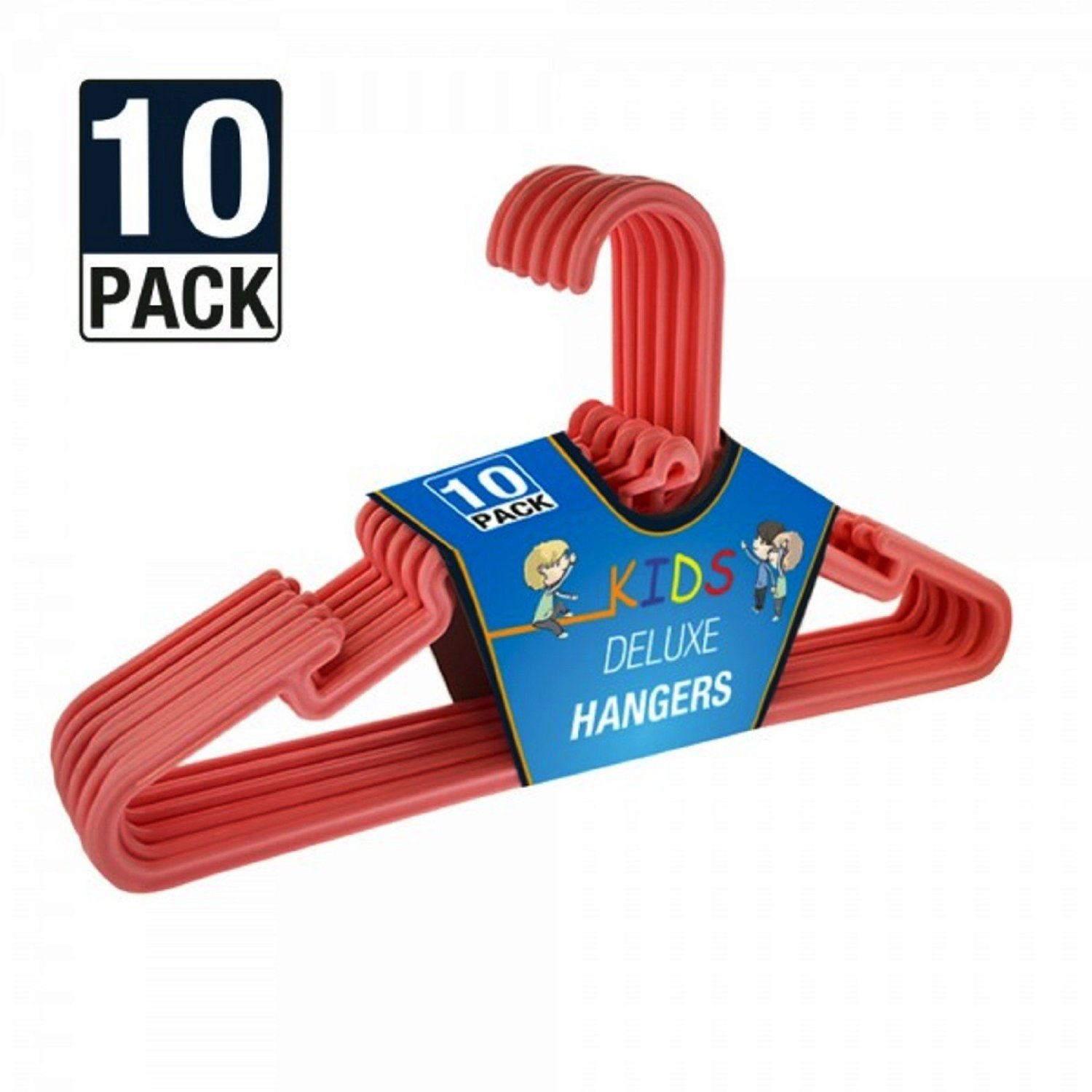 Girls Boys Childrens Baby Clothes Hanger Coat Garment Trouser Hangers Pink Blue eBay