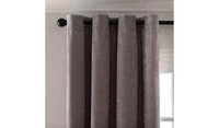 Save 50% Habitat Thermal Chenille Blackout Lined Curtains -Charcoal-  168x 183cm