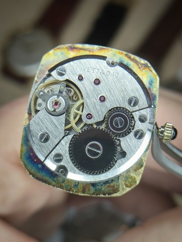 Orologio Meccanico Vintage Vetta Ellipse Manual Winding Box Vetta Card Vetta - Foto 15 di 21