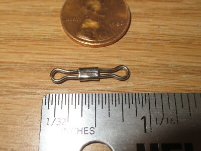 25 ROSCO USA MADE SZ 1 CONNECTING LINKS SINKER SLIDES FISHING SWIVELS