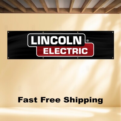 LINCOLN ELECTRIC 2'X8' BANNER FLAG