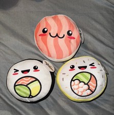 7" Sushi Plush California Roll Avocado Roe Tuna Salmon Quasi Fiesta Sure Shot 