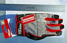 NEW* 1pr High-Dexterity TOUCHSCREEN Gloves ADULT Medium for Men Women Washable