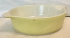 Vintage Pyrex Yellow Round Ovenware Glass Dish Bowl Double Handles - 1 Pint #471