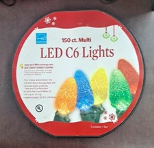Christmas Lights New Energy Star 150 count Multi Color Led C Preowned Unused