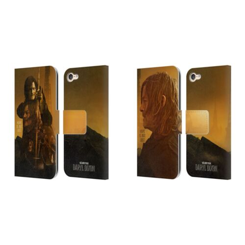 THE WALKING DEAD: DARYL DIXON KEY ART LEATHER BOOK CASE FOR APPLE iPOD TOUCH MP3 - Afbeelding 1 van 8